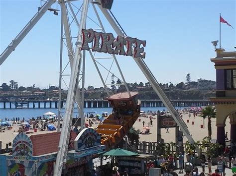 Pirate Ship With View Of The Pier Picture Of Santa Cruz Beach