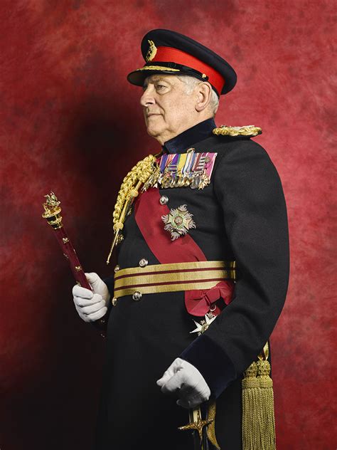 Field Marshal The Lord Guthrie Portrait Sitting — Rory Lewis Portrait
