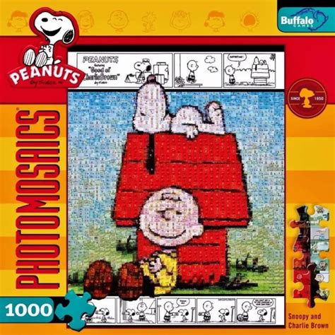 Peanuts Snoopy And Charlie Brown Photomosaics 1000 Piece Puzzle 2999