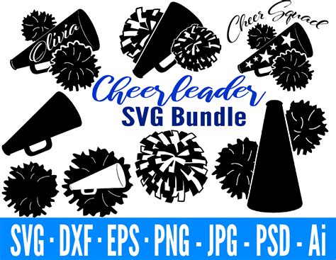 Cheer Megaphone With Poms Svg Cutting File Electronics And Circuitry Home