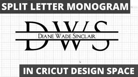 How To Make Split Monogram On Cricut Keweenaw Bay Indian Community