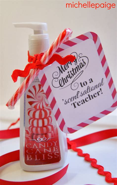 Creative teacher christmas gift ideas. michelle paige blogs: Quick Teacher Soap Gift for Christmas