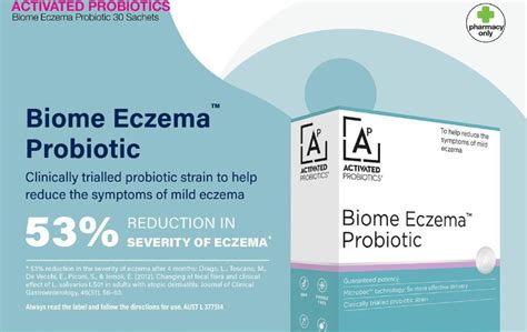 Activated Probiotics Biome Eczema Probiotic 30 Sachets Offer At Priceline
