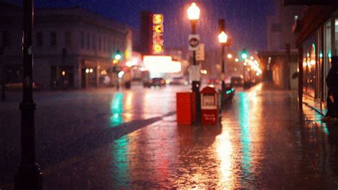 Rainy Night In Georgia Rainy Night Rain  Cinemagraph