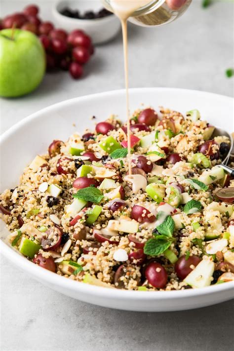 Apple Quinoa Salad An Easy Fall Recipe With Heart Healthy Quinoa