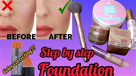 How To Apply Foundation Step By Step Parlour Secret Foundation For Oily And Dry Skin Viral