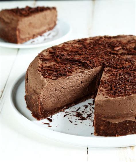 Tarta De Queso Y Chocolate Sin Horno Y Sin Gluten