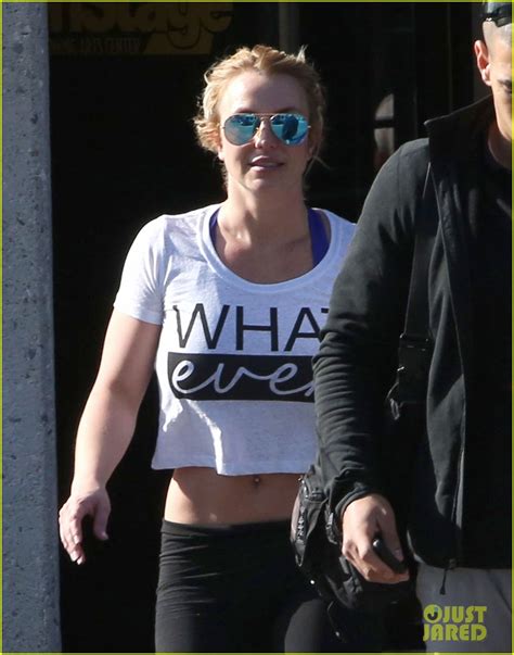 Britney Spears Flashes Rock Hard Abs After Dance Rehearsal Photo