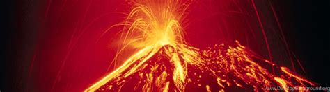 Download Wallpapers 3840x2160 Volcano Eruption Lava Fountain 4k