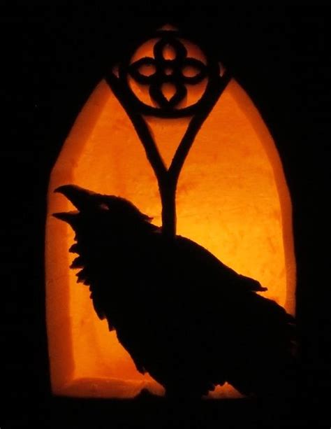 Gothic Raven Jack O Lantern By Deathmango On Deviantart Pumpkin