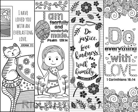 Also known as free printable scripture memory cards. 8 Printable Bible Verse Coloring Bookmarks for Kids Scripture