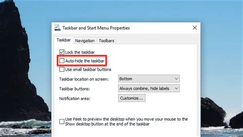 How To Automatically Hide The Windows Taskbar