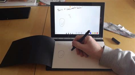 Ipad as a drawing tablet for windows 10 using both my desktop pc and laptop, while testing out photoshop, clip studio paint. Lenovo Yoga Book - Writing with the Real pen and pad demo ...