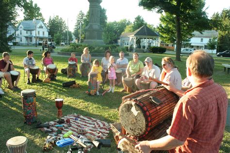 Weekly Drum Circle Springville Center For The Arts