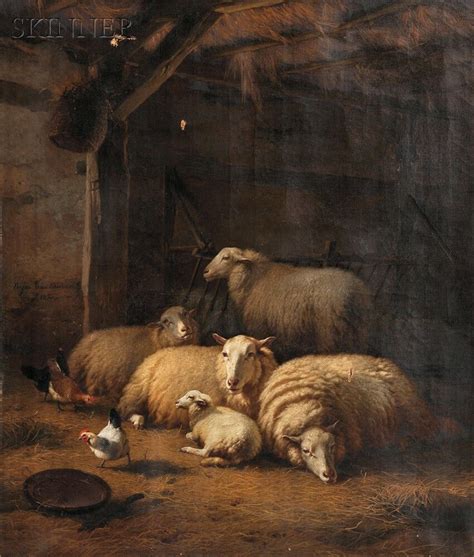 Sold At Auction Eugène Verboeckhoven Belgian 1799 1881 Sheep And