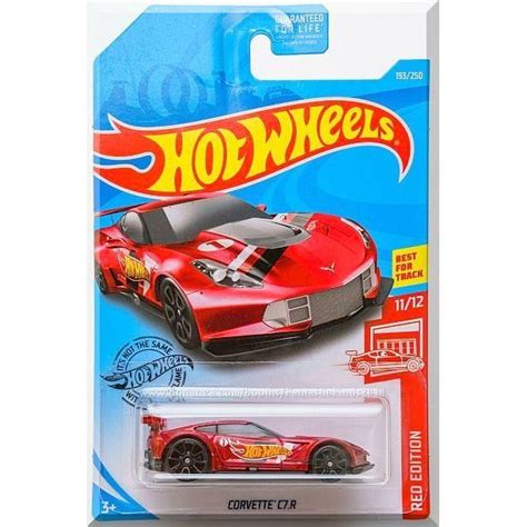 Hot Wheels Corvette C7r Red Edition 1112 193250 2019