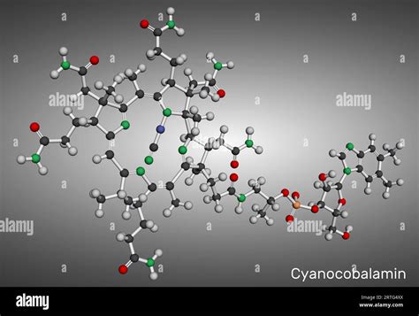 Cyanocobalamin Cobalamin Molecule It Is A Form Of Vitamin B12