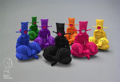 Mani Zamanis 3d Printed Collectors Grade Toys Completely Defy