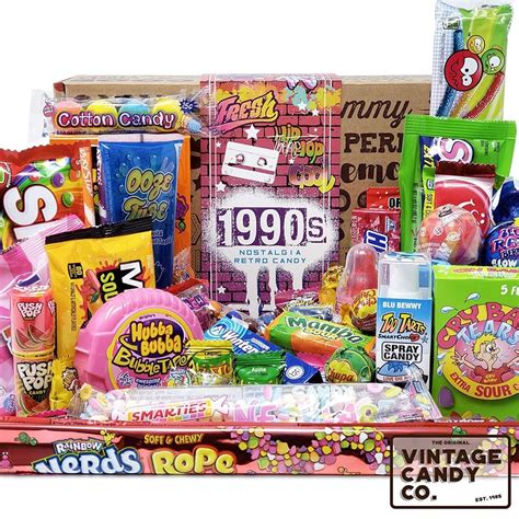 Vintage Candy Co 1990s Retro Candy T Box 90s Theme Party 90s