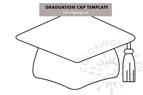 Collect information about site use and performance, such as most popular pages, and when error messages pop up. Graduation cap printable pattern - Coloring Page