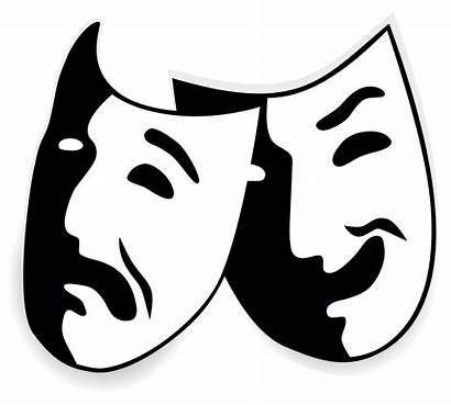 Drama Wikipedia Masks Comedy Tragedy Background Svg