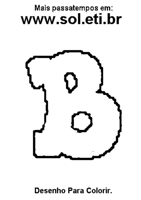 Letra B Alfabetização De Crianças Através Da Pintura De Letras