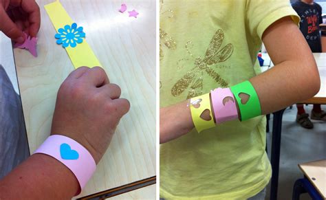 Armband Papier Papel Pulsera Bracelet Paper Kids Niños Kinder Basteln