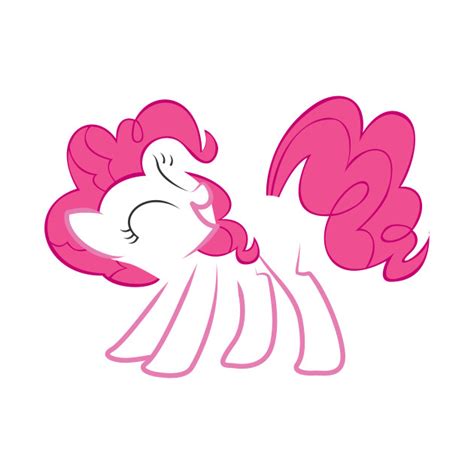 Pinkie Pie Outline My Little Pony T Shirt Teepublic