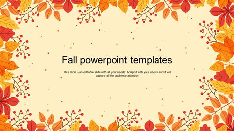 Powerpoint Templates For Fall