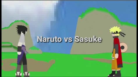 Naruto Vs Sasuke Naruto Shiddepuden Stick Nodes Youtube