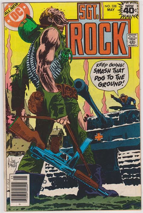 Browsethestacks “ Vintage Comic Sgt Rock 328 Pencils Joe Kubert