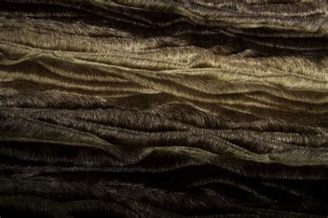 Stonegrey Textured Mink Faux Fur Fabric By The Metre - 7588 Stone/Brown - Fakefurshop.com
