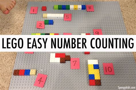 Lego Math Activities For Kids Counting Numbers Spongy Kids