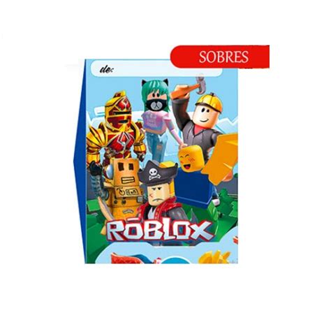 Roblox Invitación Sobres Para Fiestas Paquete De 10 Unidades