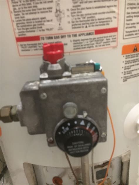My seven year old Richmond 6G40-32PF1 lp gas water heater pilot light