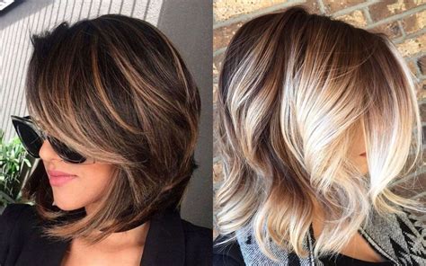 Up your game with one of these cool new looks for short. Balayage Short + Long Bob Highlights - Hairstyles & Hair ...