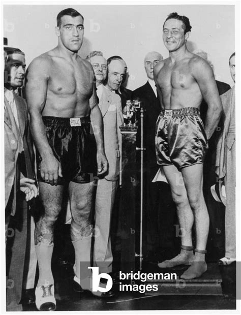 Image Of Primo Carnera And Max Baer Weigh In For Their World
