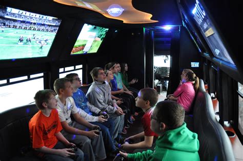 View all limos, party buses, and charter buses that service the miami, florida area. Video Game Truck Party Bus