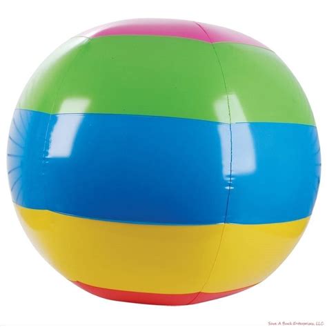 Large Giant Massive 46 Inch Inflatable Beach Ball Outdoor Fun Must