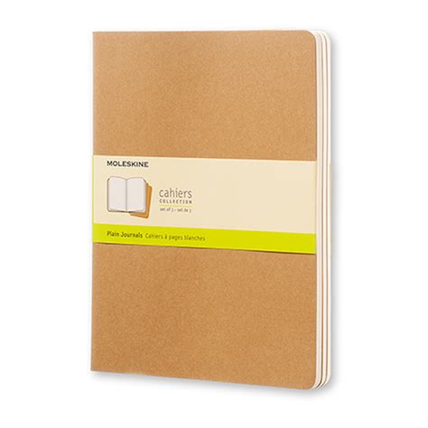 Moleskine Cahier Journal Plain X Large Kraft Brown