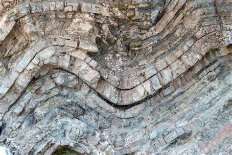 Geologic Fold In Rock Stock Photo Image Of Cliff Closeup 188509060