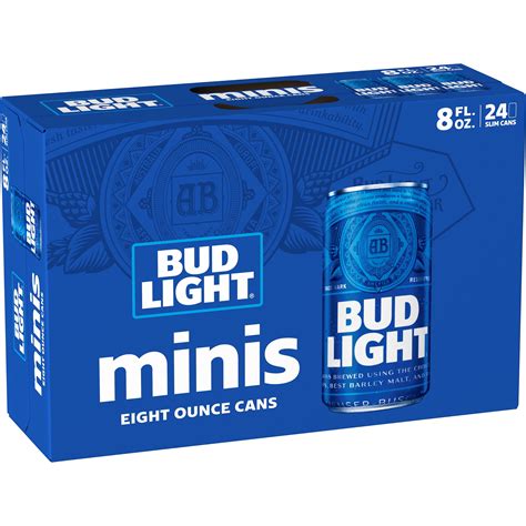 Bud Light® Minis Beer 24 Pack 8 Fl Oz Cans