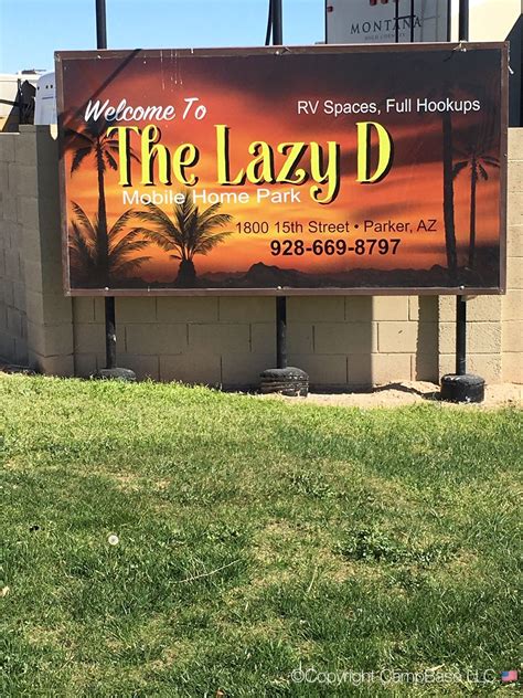 Lazy D Rv Park Parker Arizona One Of The Best Daily Camping Rates In