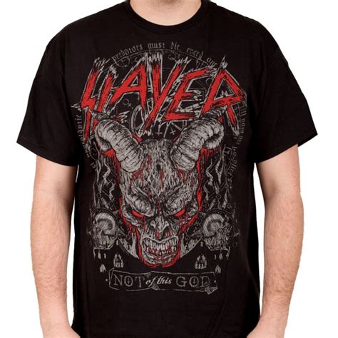 We know how hard it is to battle with your demons while trying to survive in this kind of cruel world. Slayer "Demon Head" T-Shirt - IndieMerchstore