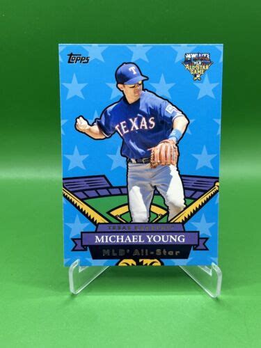 2007 Upper Deck All Star Game As8 Michael Young Baseball Card Rangers