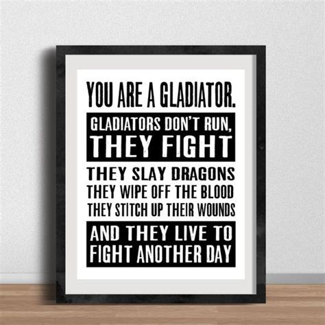 Scandal Tv Show Poster You Are A Gladiator Gladiators Etsy Scandal