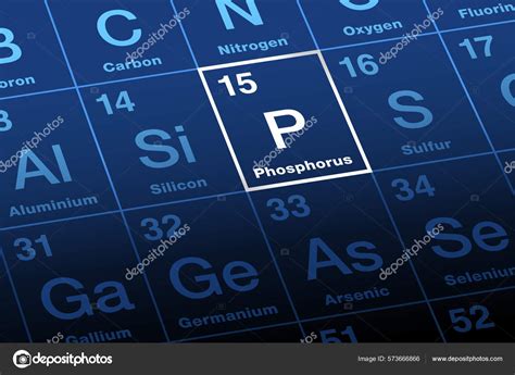 Fósforo Tabla Periódica Los Elementos Elemento Químico Con Símbolo