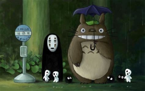 My Neighbor Totoro Fanart My Neighbour Totoro Spirited Away Kaonashi Kodamas Totoro Fan