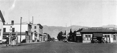 Downtown Minden Photo Details The Western Nevada Historic Photo
