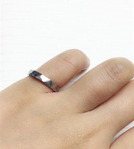 3mm New Collection Engineer Ring For Birthday Tcustom Size 5678910